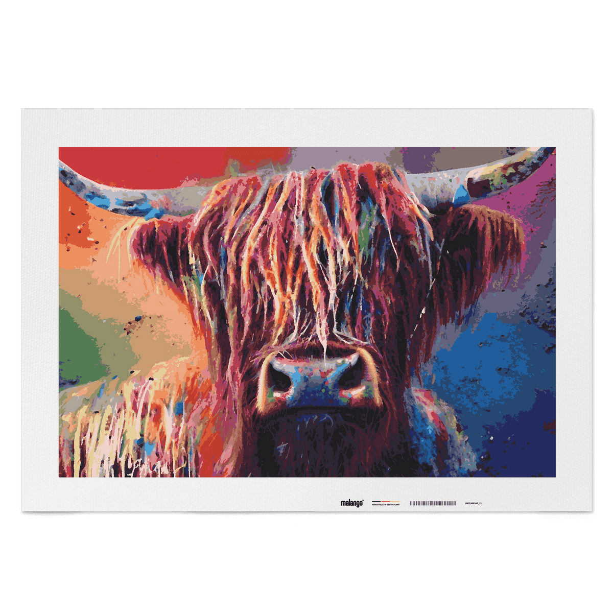 Malen nach Zahlen - Bulle Blossom