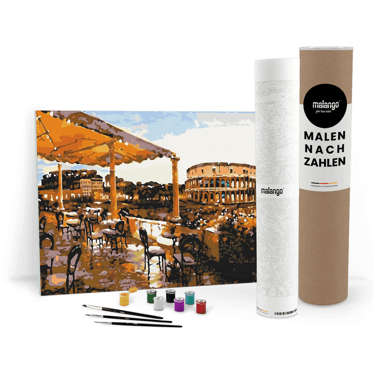 Malen nach Zahlen - Café am Kolosseum No. 1