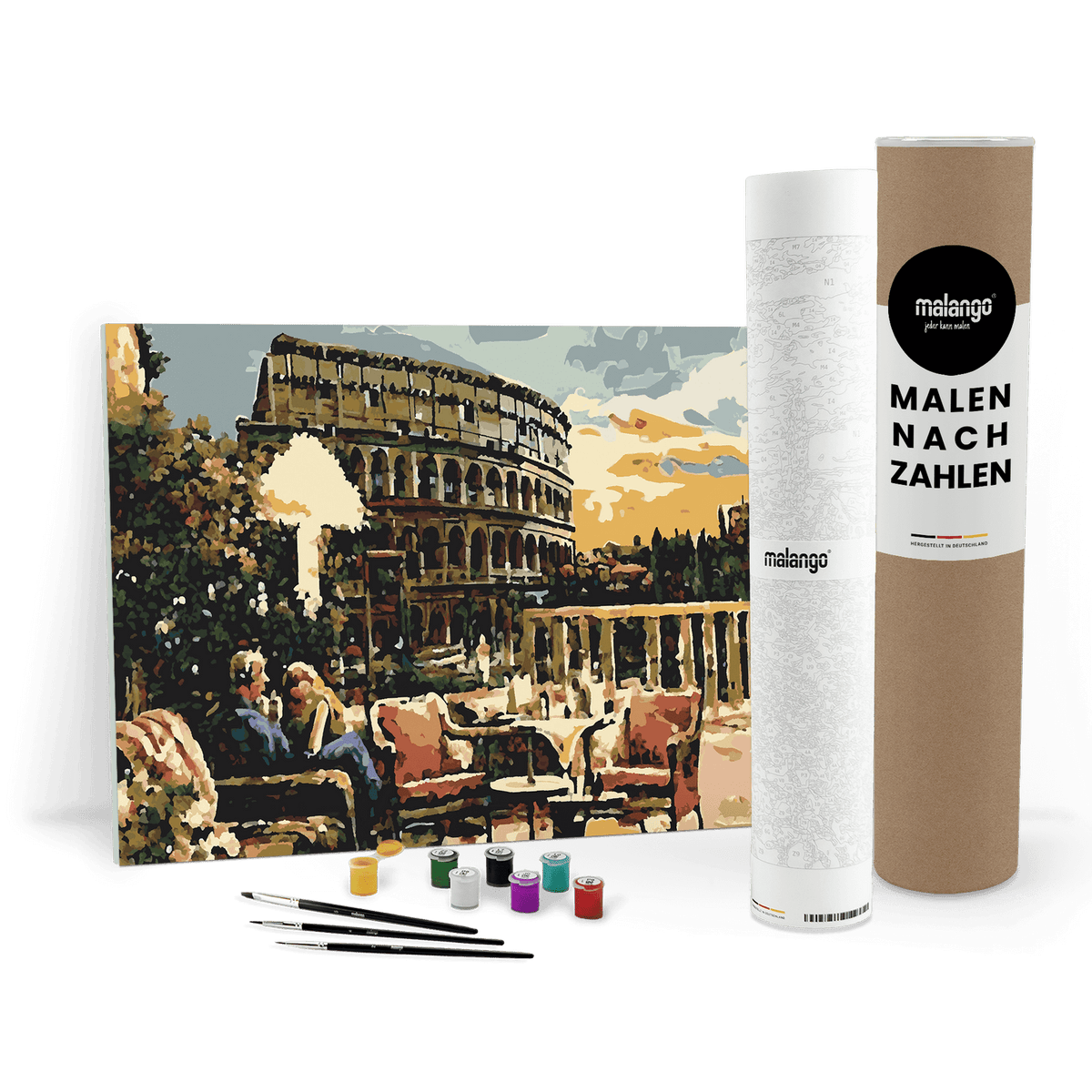 Malen nach Zahlen - Café am Kolosseum No. 2