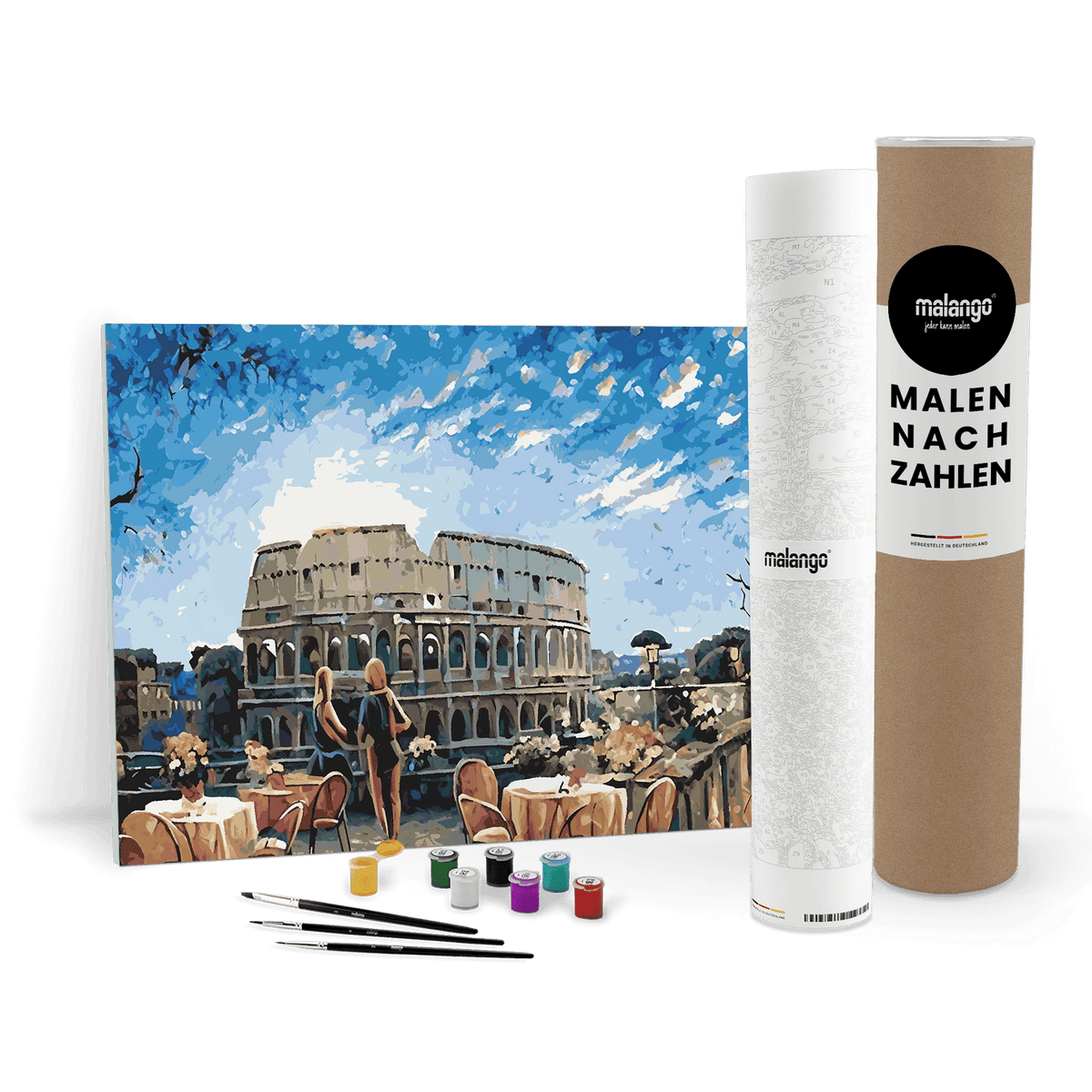 Malen nach Zahlen - Café am Kolosseum No. 3