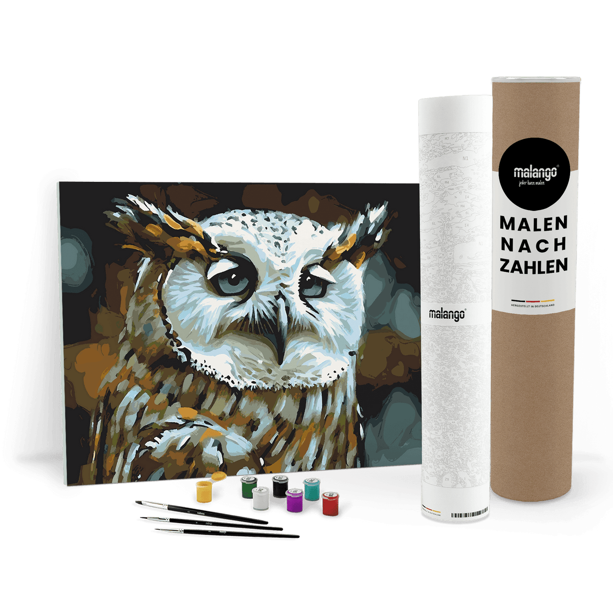 Malen nach Zahlen - Eule Elena