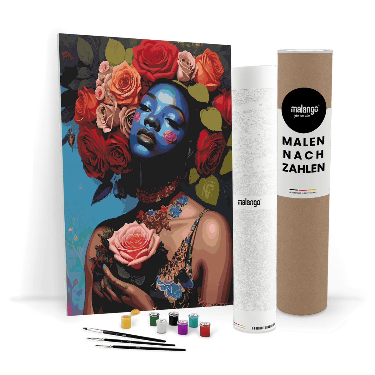 Malen nach Zahlen - Frau Bonny Blumenhaar