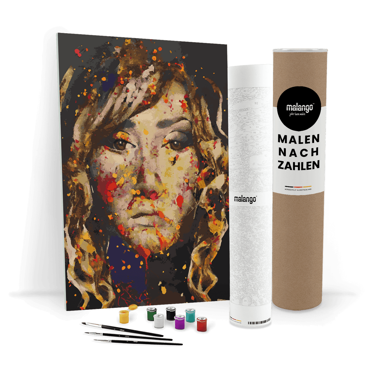 Malen nach Zahlen - Frau Tamara Thinkabout