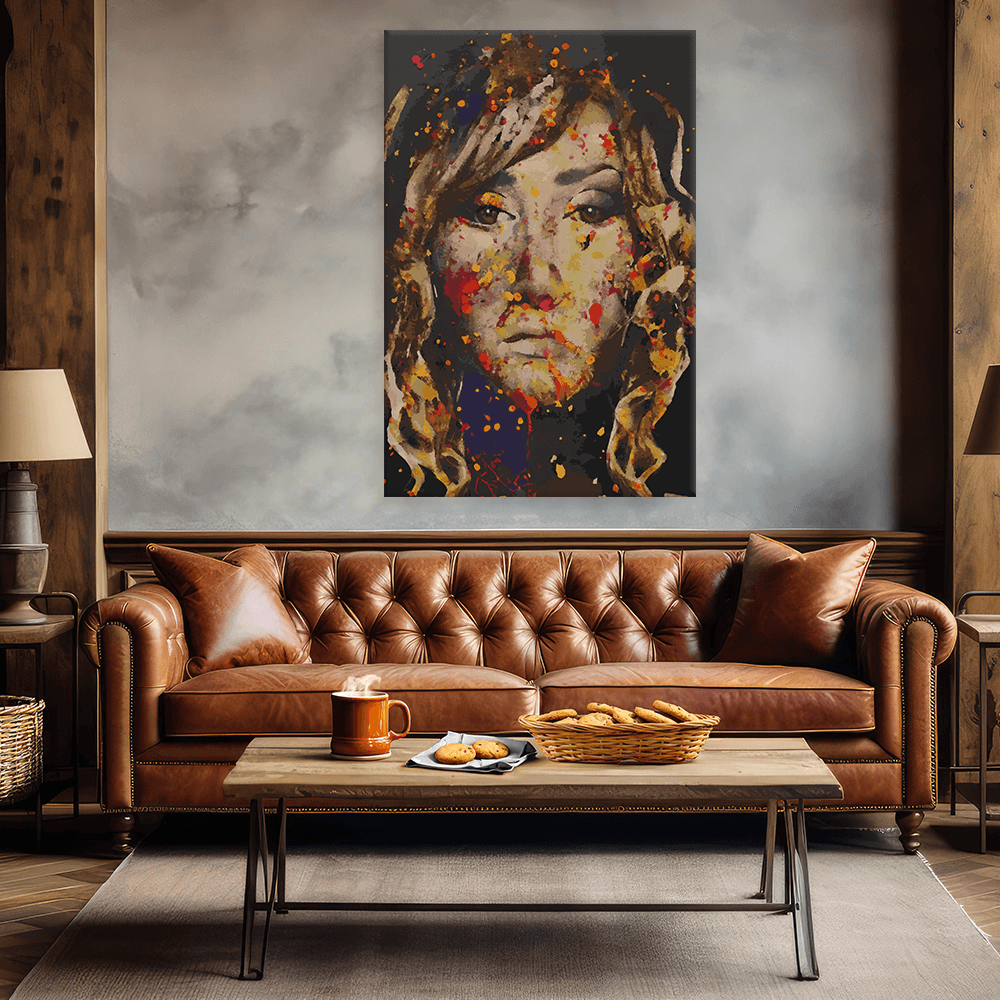 Malen nach Zahlen - Frau Tamara Thinkabout