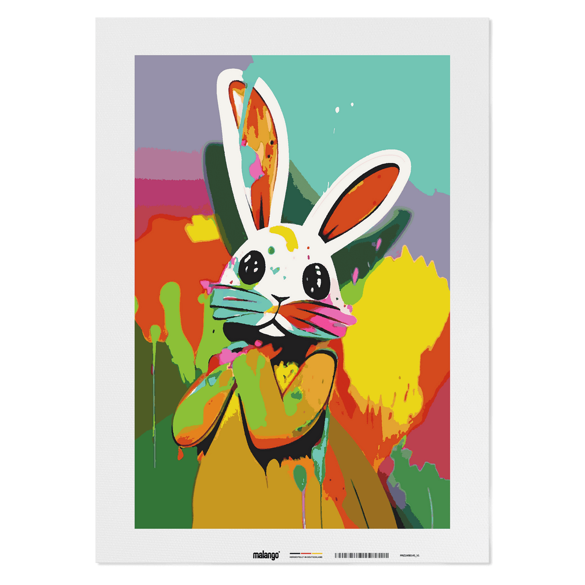 Malen nach Zahlen - Hase Hannibal