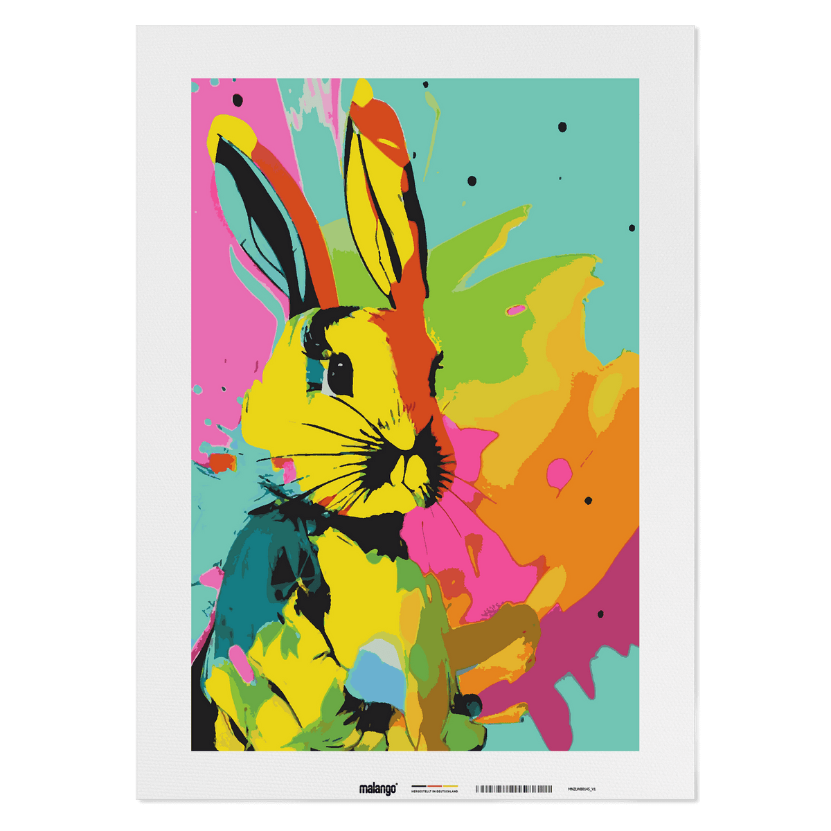 Malen nach Zahlen - Hase Herbert