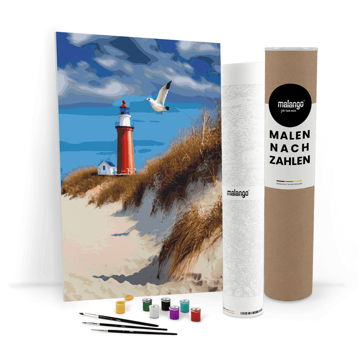 Malen nach Zahlen - Leuchtturm schöne Aussicht