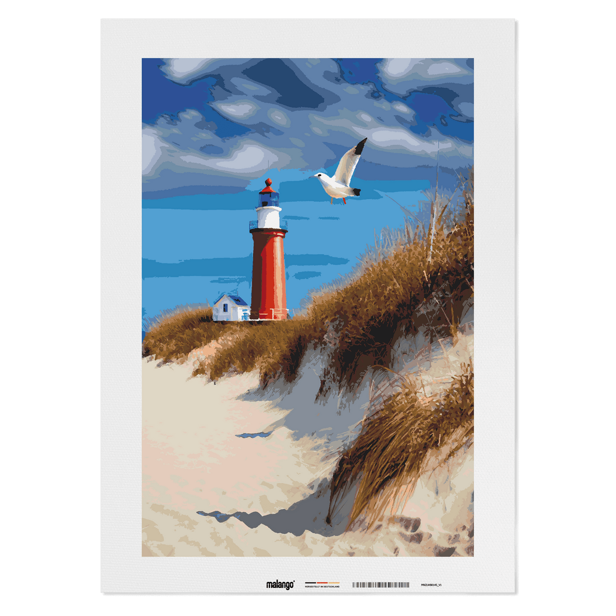 Malen nach Zahlen - Leuchtturm schöne Aussicht