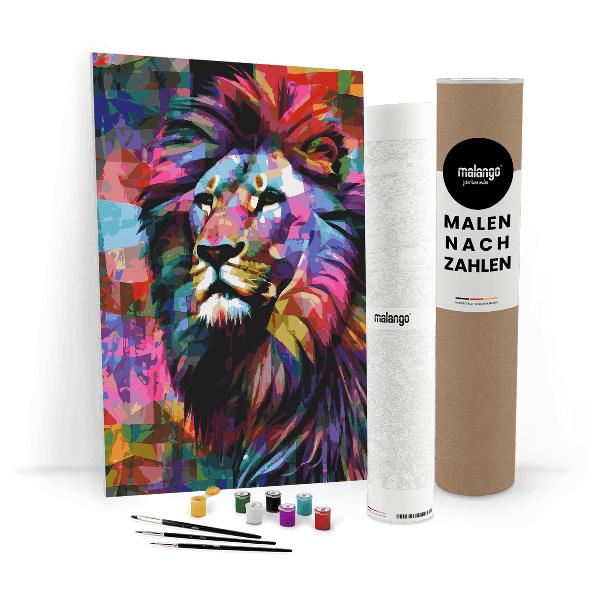 Malen nach Zahlen - Löwe Ludwig