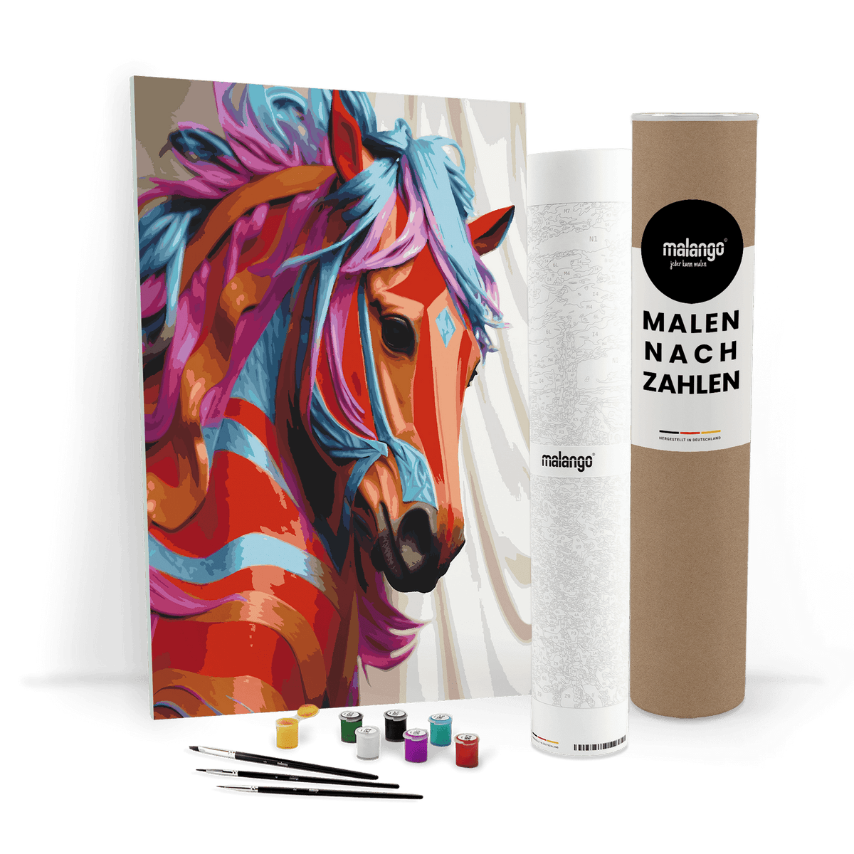 Malen nach Zahlen - Pferd Pamina