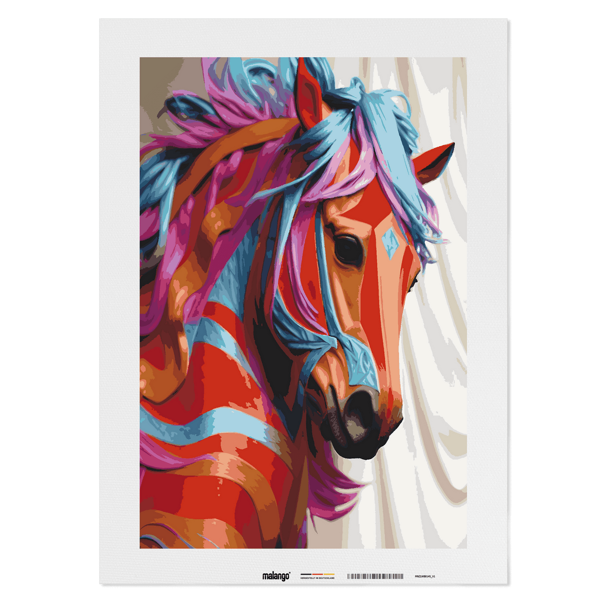 Malen nach Zahlen - Pferd Pamina
