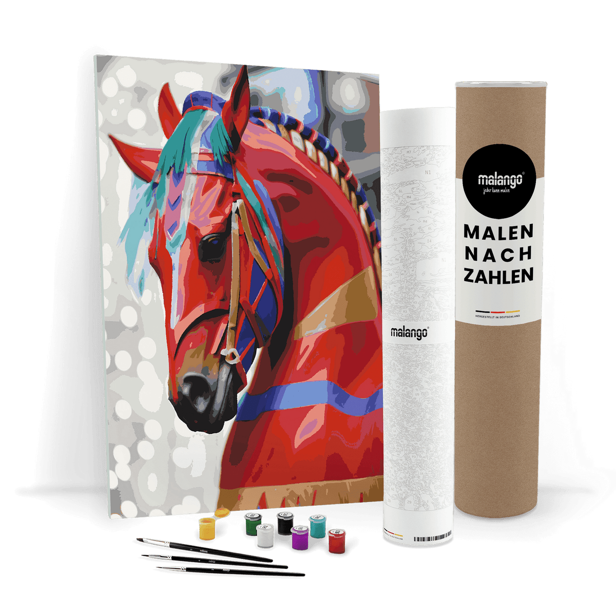 Malen nach Zahlen - Pferd Pamino