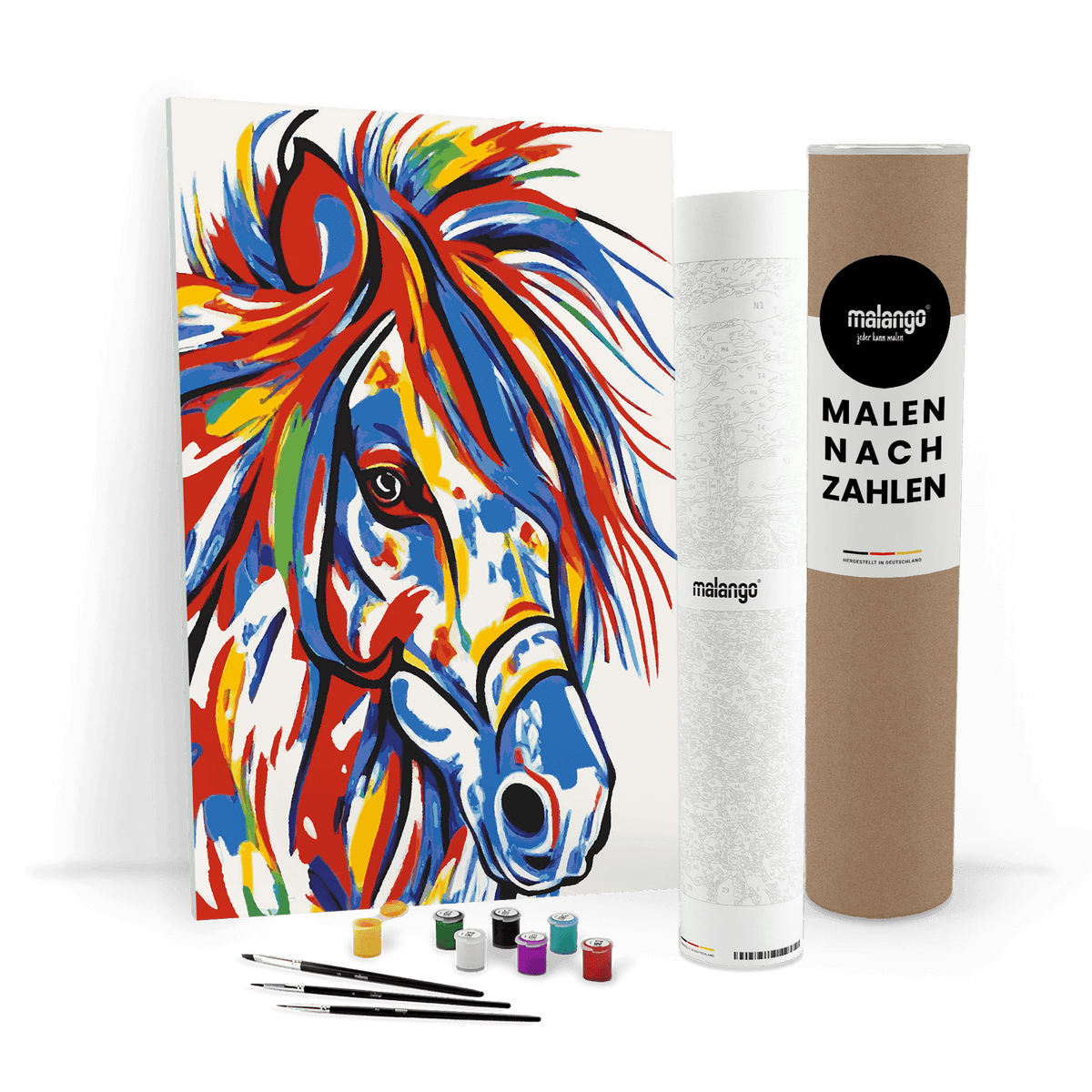 Malen nach Zahlen - Pferd Pferdinand