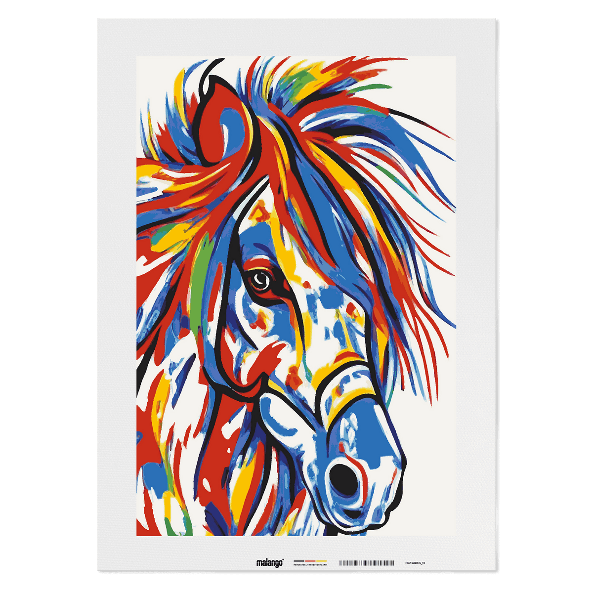 Malen nach Zahlen - Pferd Pferdinand