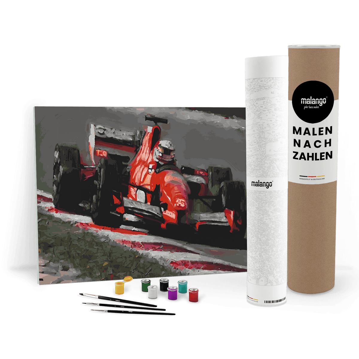 Malen nach Zahlen - Rennauto No. 1