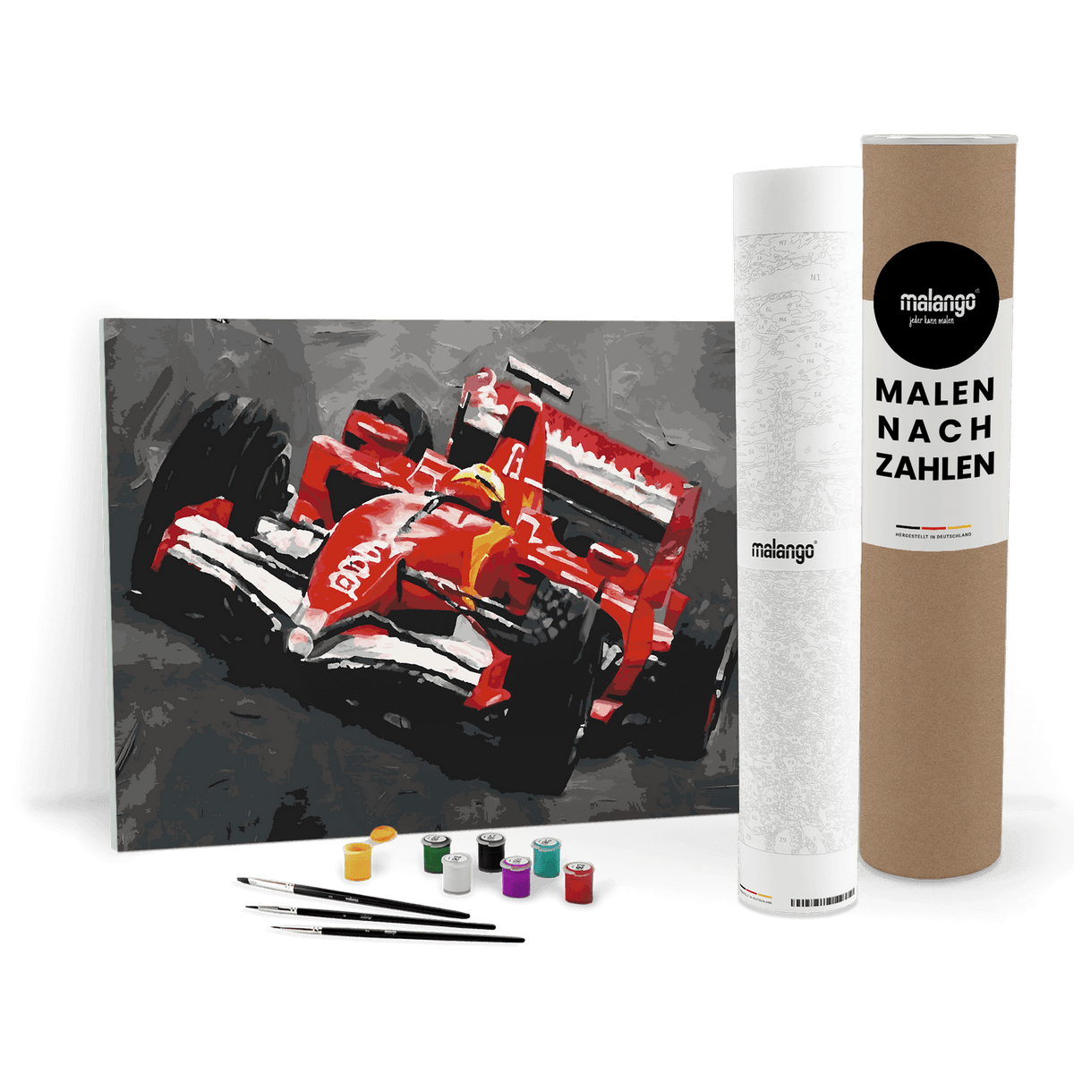 Malen nach Zahlen - Rennauto No. 2