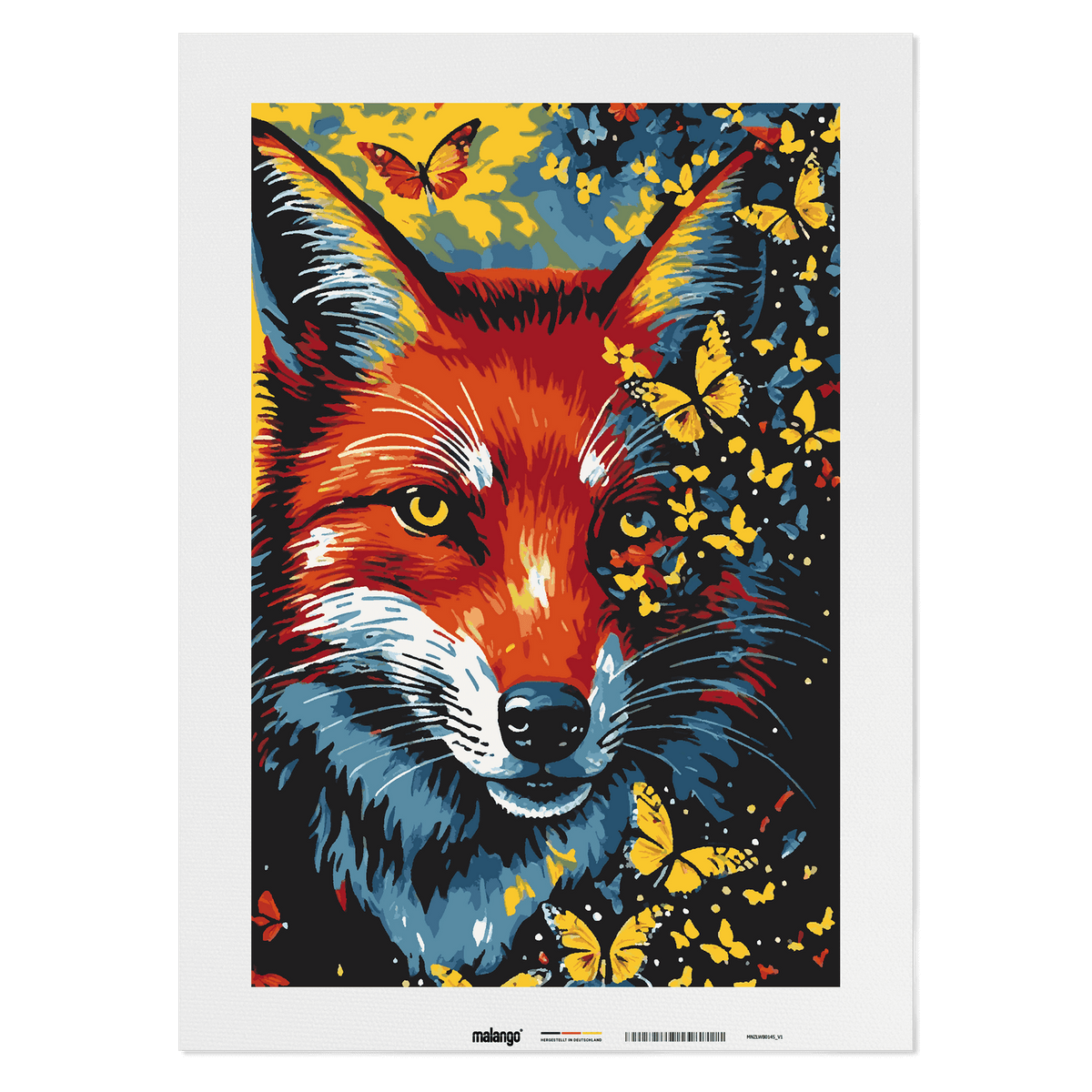 Malen nach Zahlen - Fuchs Frauke