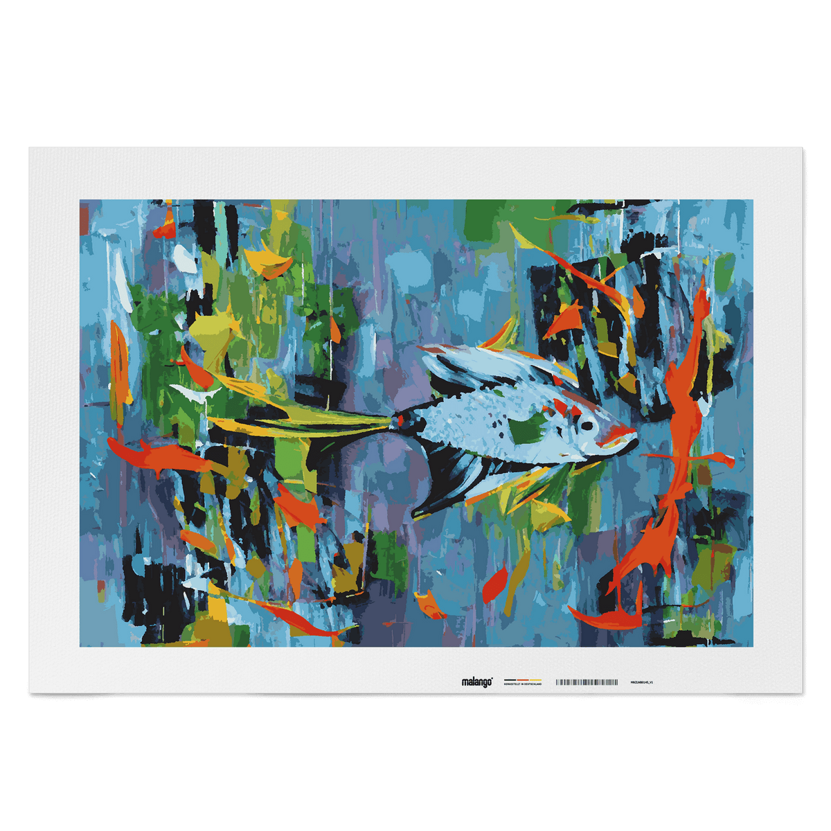 Malen nach Zahlen - Kampffisch Karl