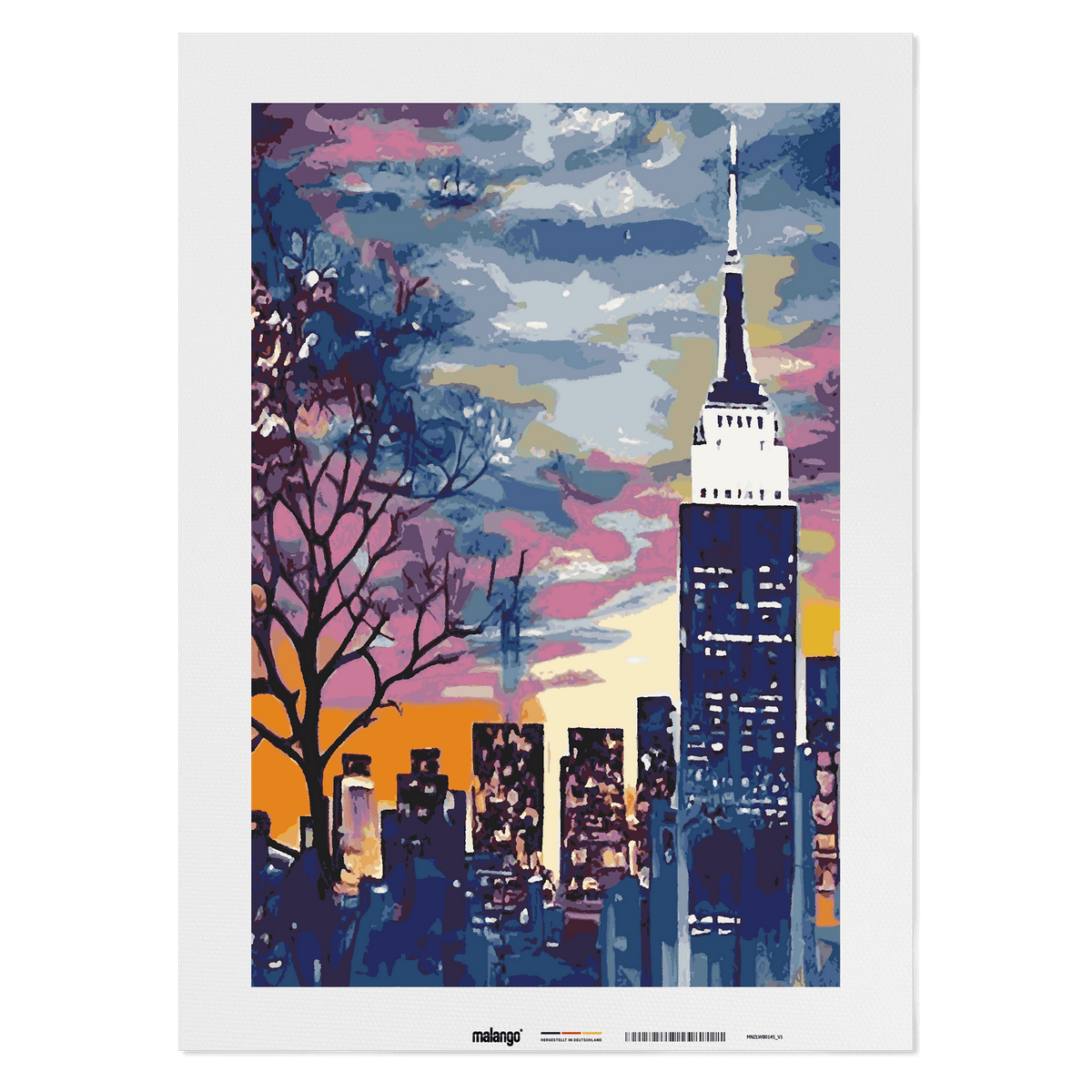 Malen nach Zahlen - New York im Herbst