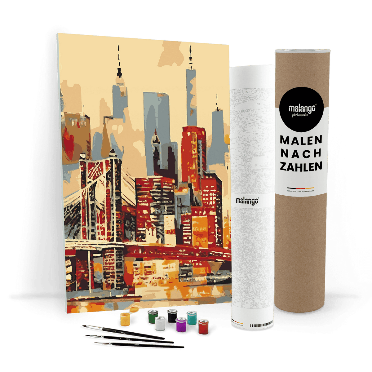 Malen nach Zahlen - New York Skyline expression