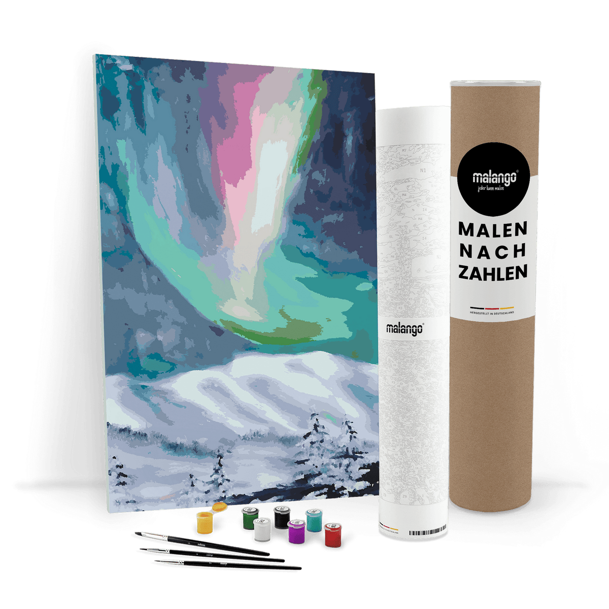 Malen nach Zahlen - Nordlichter No. 1