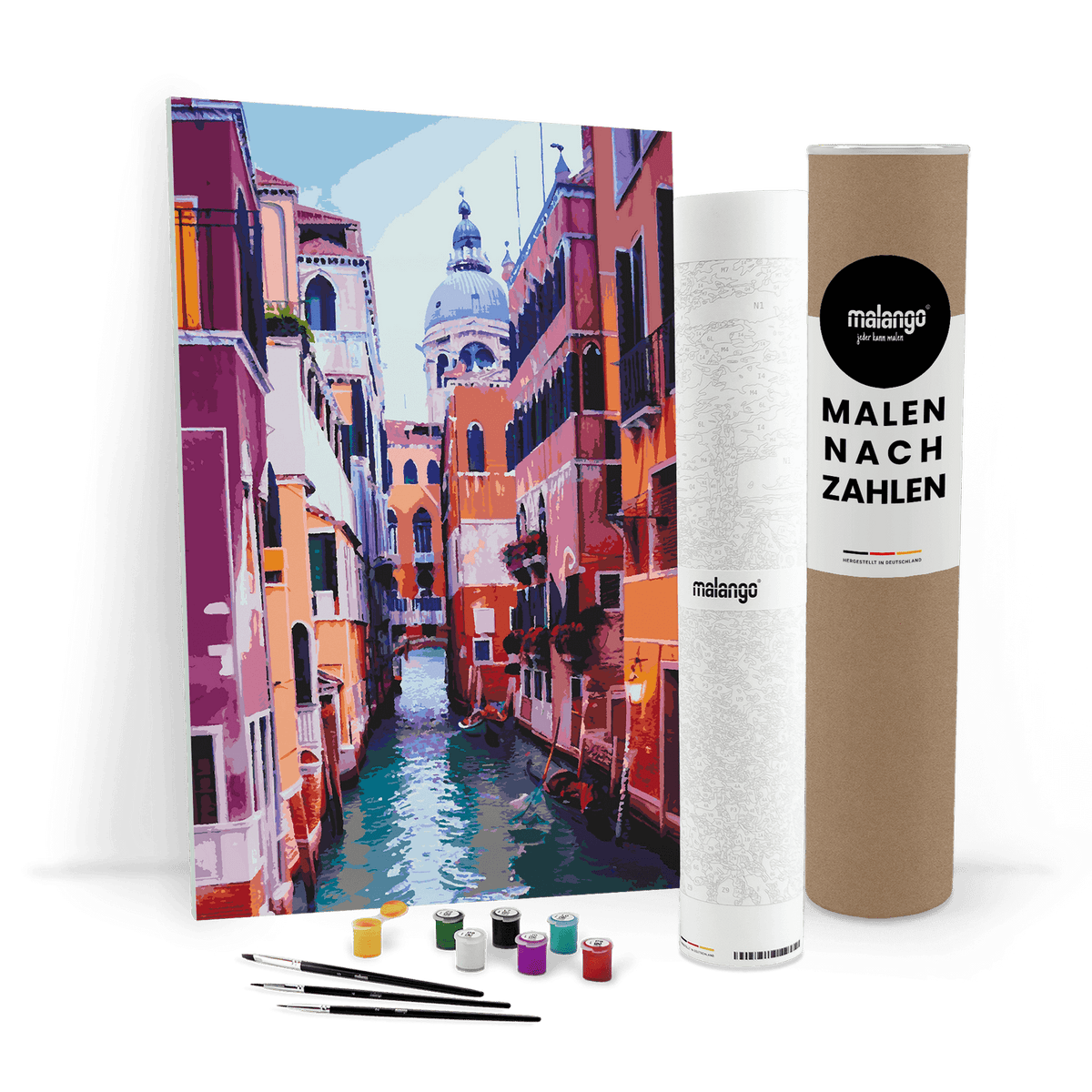 Malen nach Zahlen - Piccolo Canale in Venedig