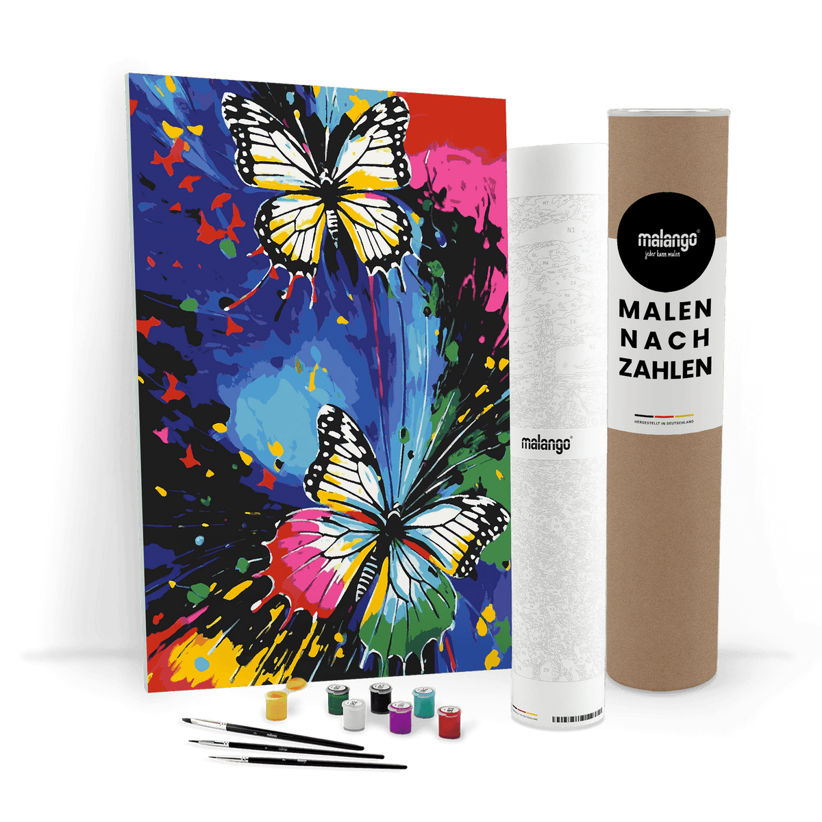 Malen nach Zahlen - Schmetterling Sandro und Sandra