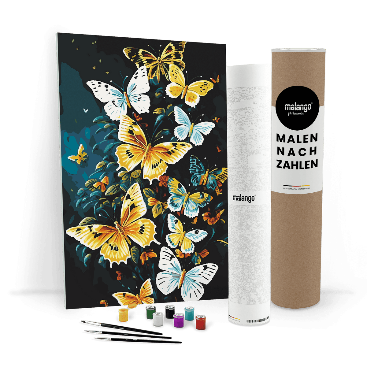 Malen nach Zahlen - Schmetterlingsstrauch