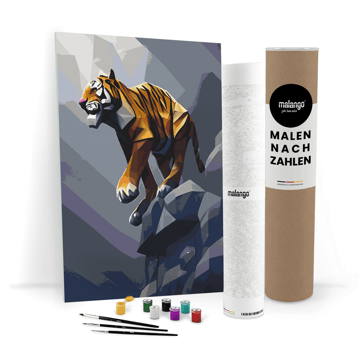 Malen nach Zahlen - Tiger Taddäus