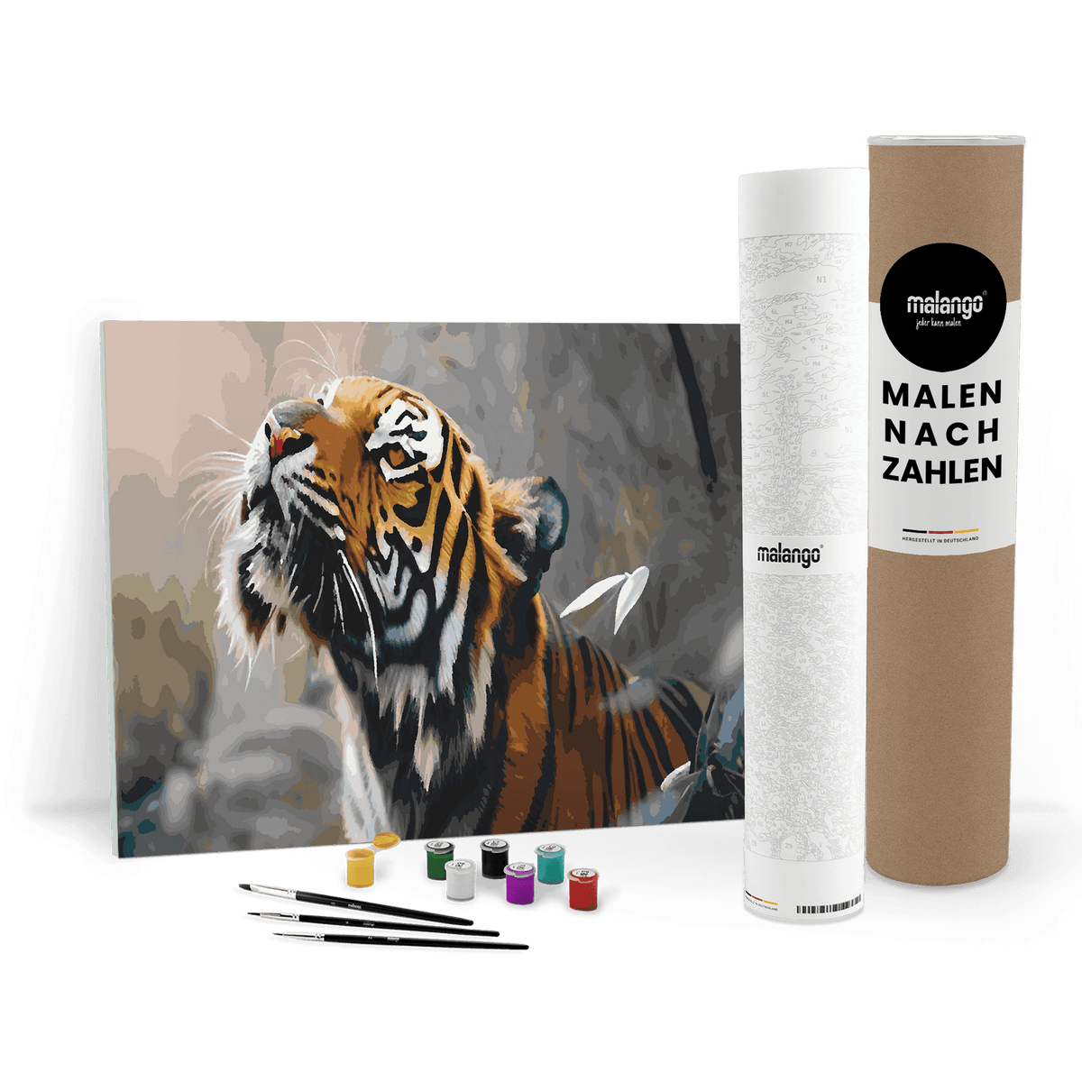 Malen nach Zahlen - Tiger Tom