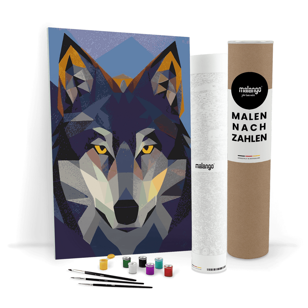 Malen nach Zahlen - Wolf Wodan