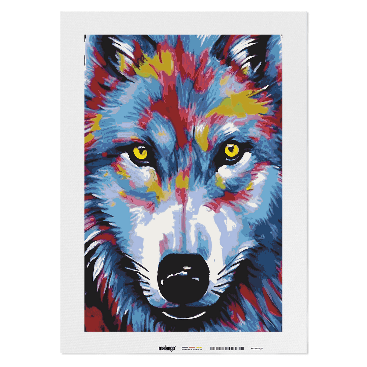 Malen nach Zahlen - Wolf Woody