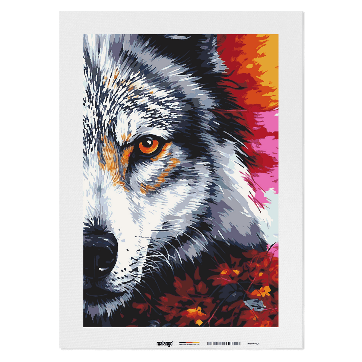 Malen nach Zahlen - Wolf Wynona