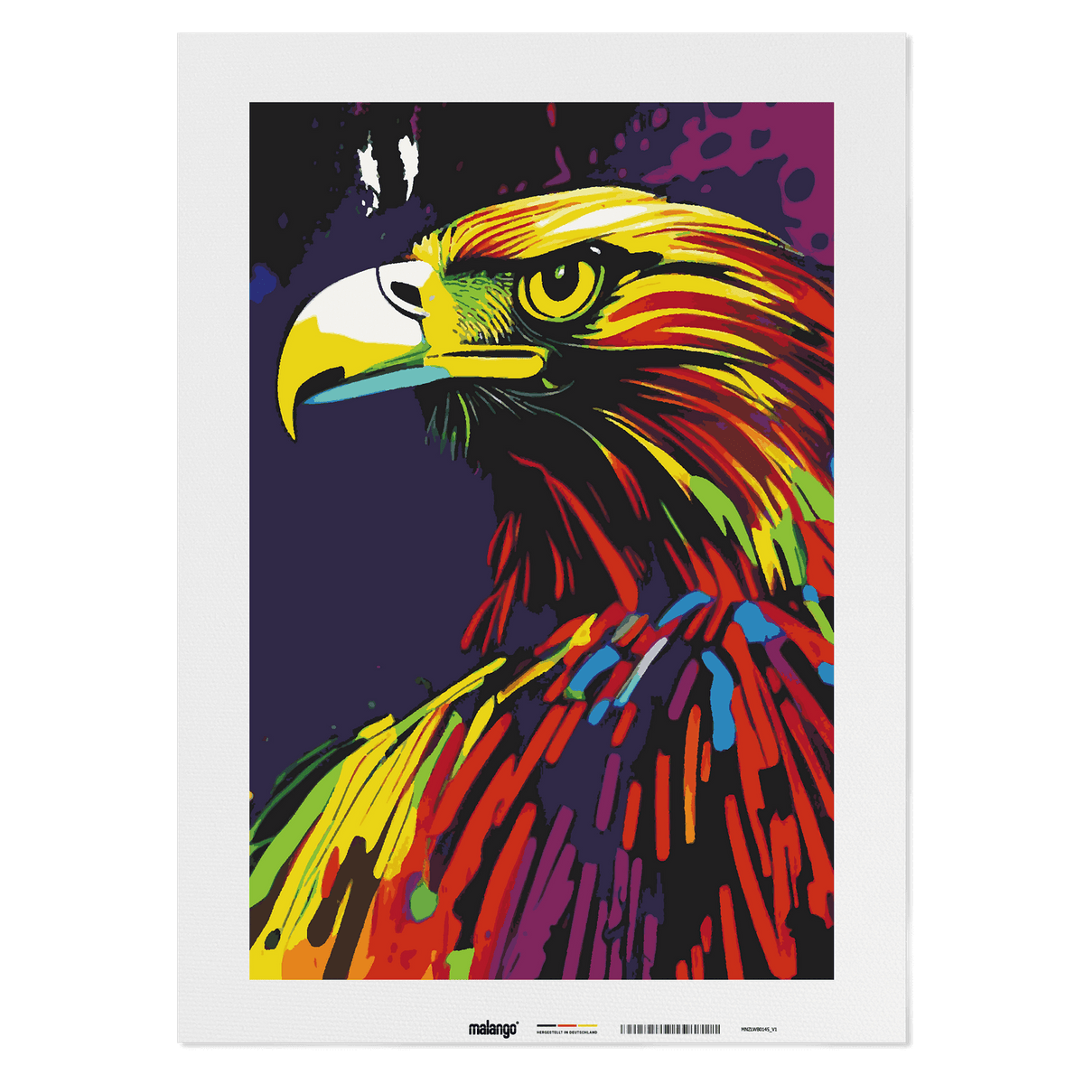 Malen nach Zahlen - Adler Addi