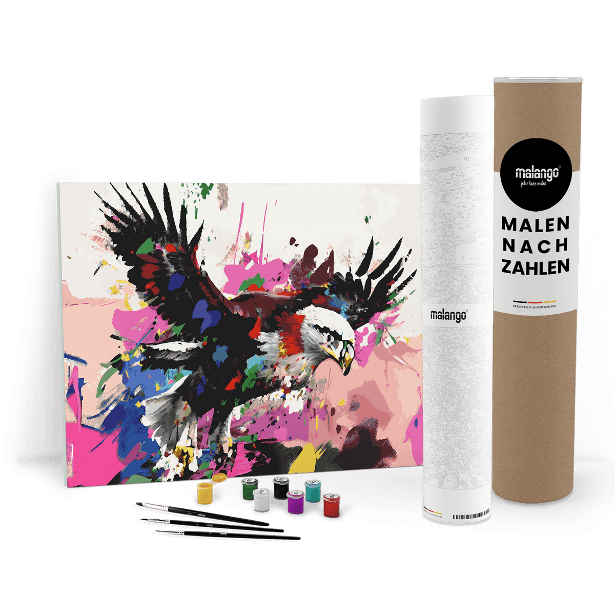 Malen nach Zahlen - Adler Adelheid