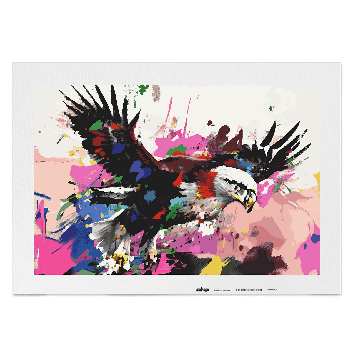 Malen nach Zahlen - Adler Adelheid