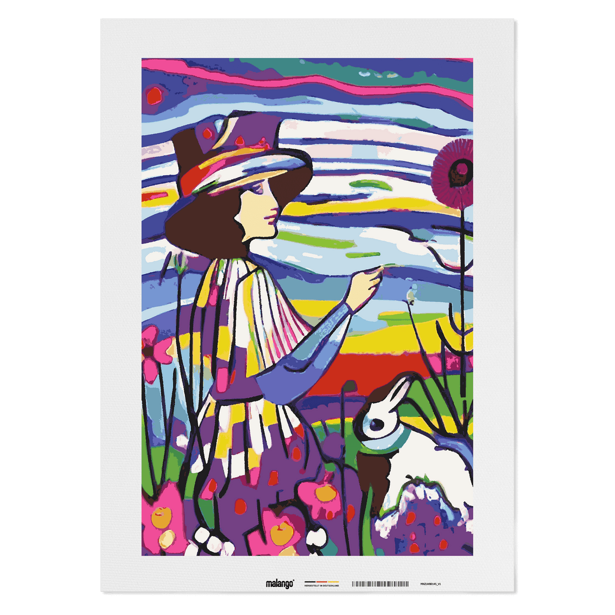 Malen nach Zahlen - Alicia im Regenbogenland