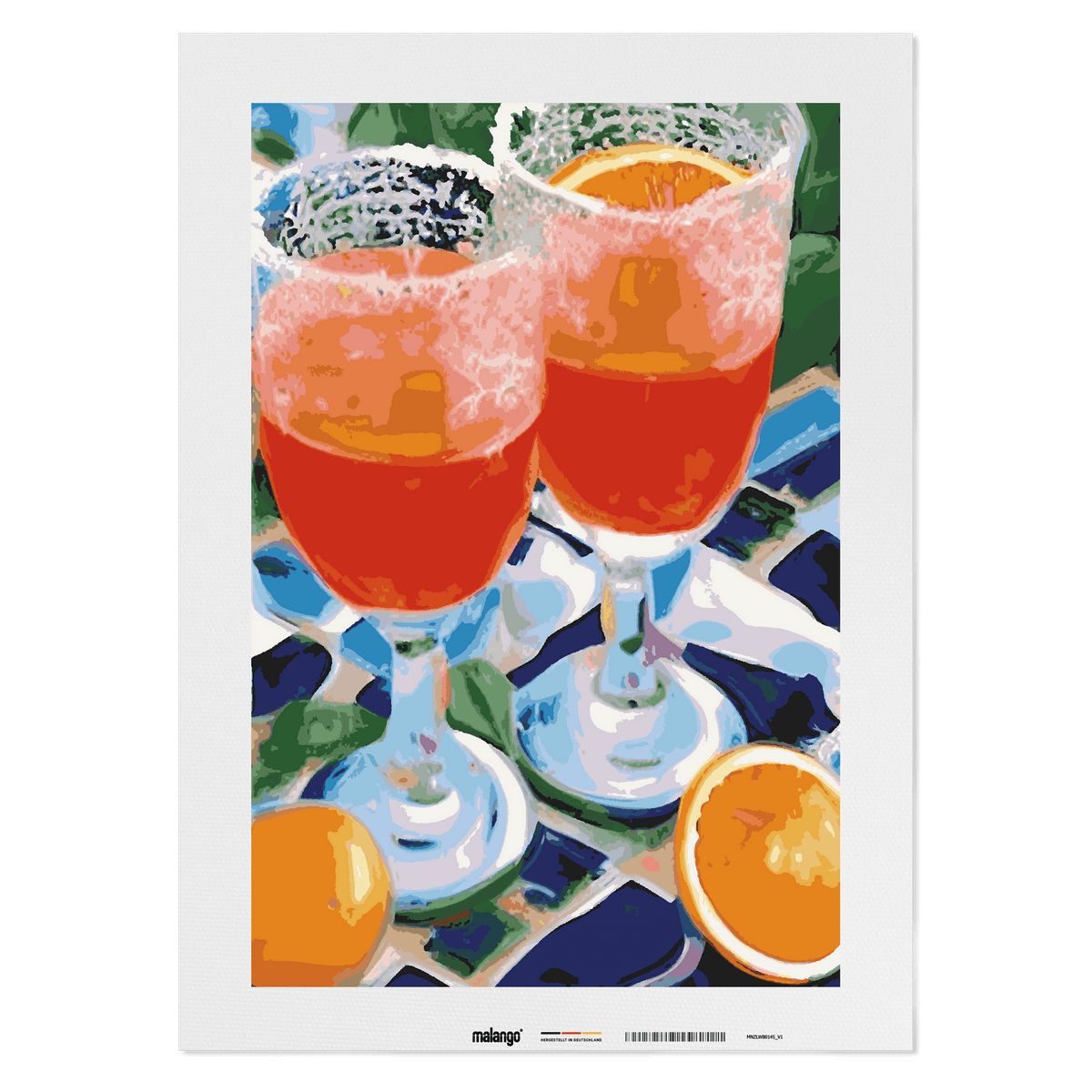 Malen nach Zahlen - Aperol Spritz