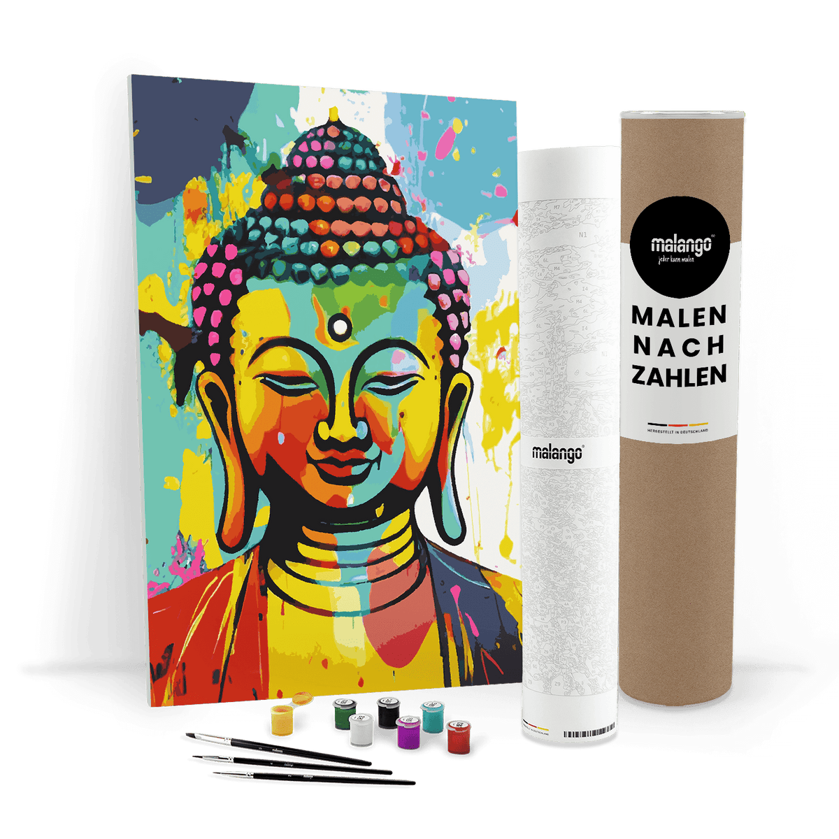 Malen nach Zahlen - Buddha Ben