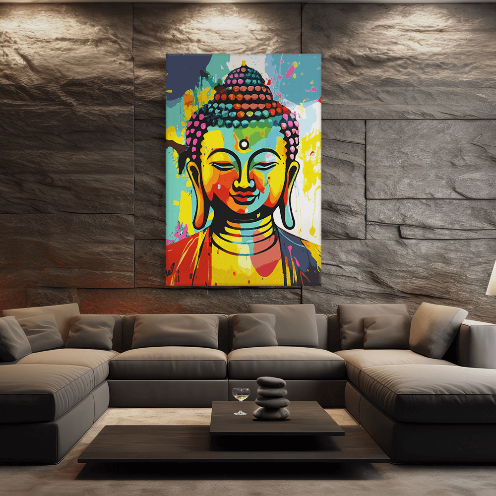 Malen nach Zahlen - Buddha Ben