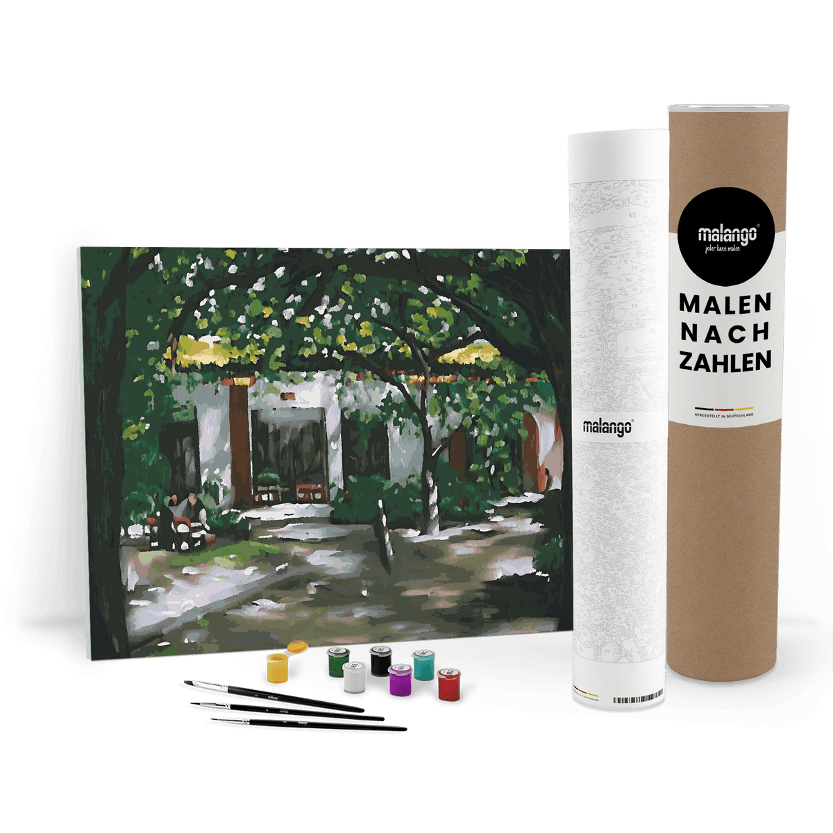 Malen nach Zahlen - Café im Grünen No. 1