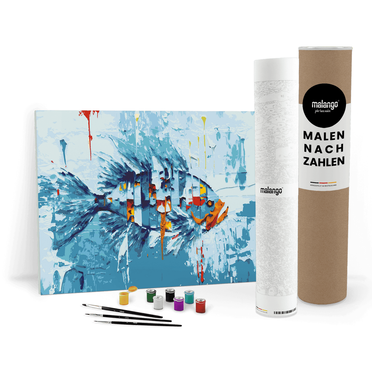 Malen nach Zahlen - Fisch Fridolin