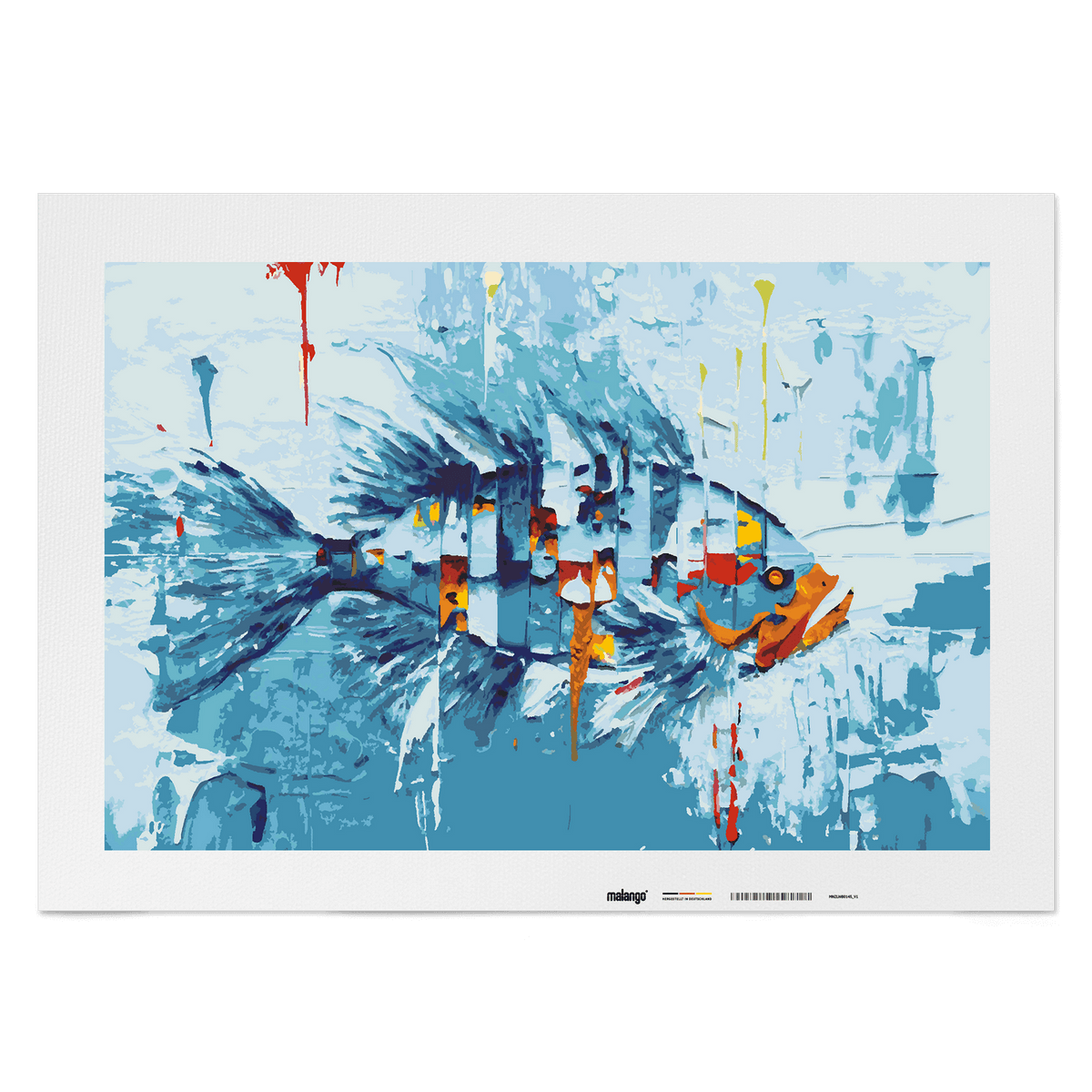 Malen nach Zahlen - Fisch Fridolin