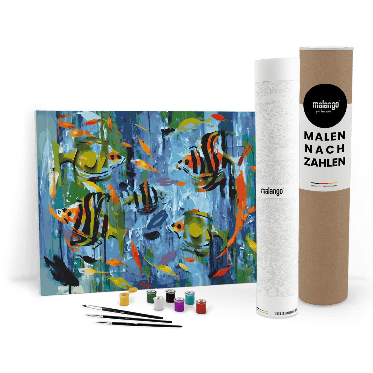 Malen nach Zahlen - Fische im Aquarium