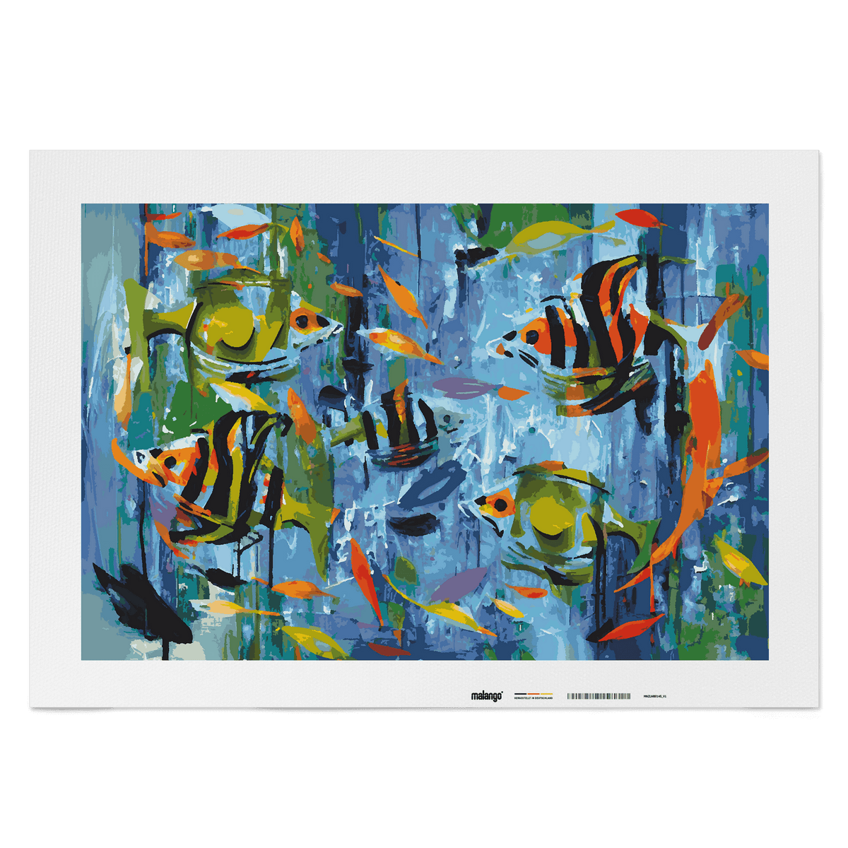 Malen nach Zahlen - Fische im Aquarium