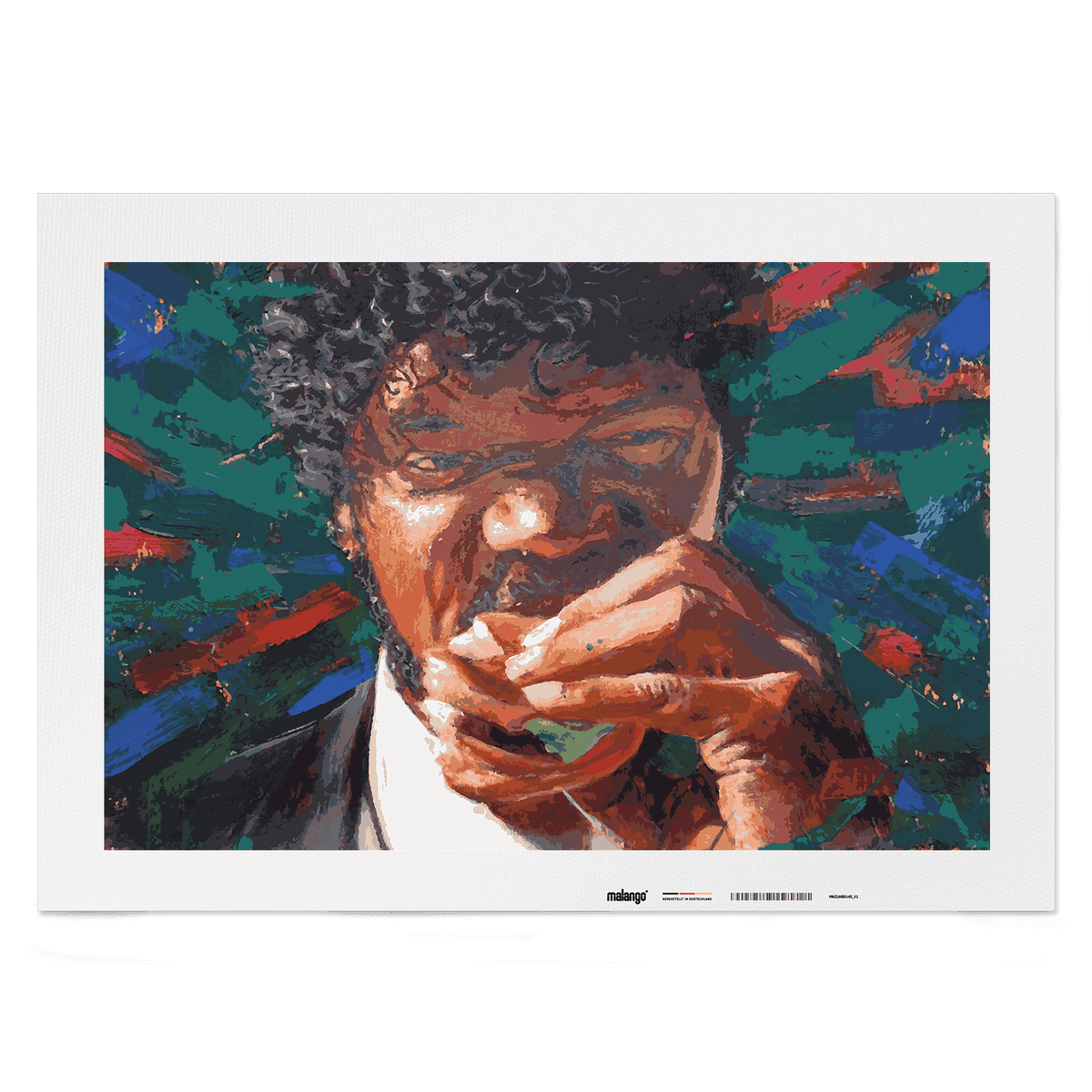 Malen nach Zahlen - PULP FICTION - JULES WINNFIELD LIKES BIG KAHUNA BURGER - LIMITED EDITION