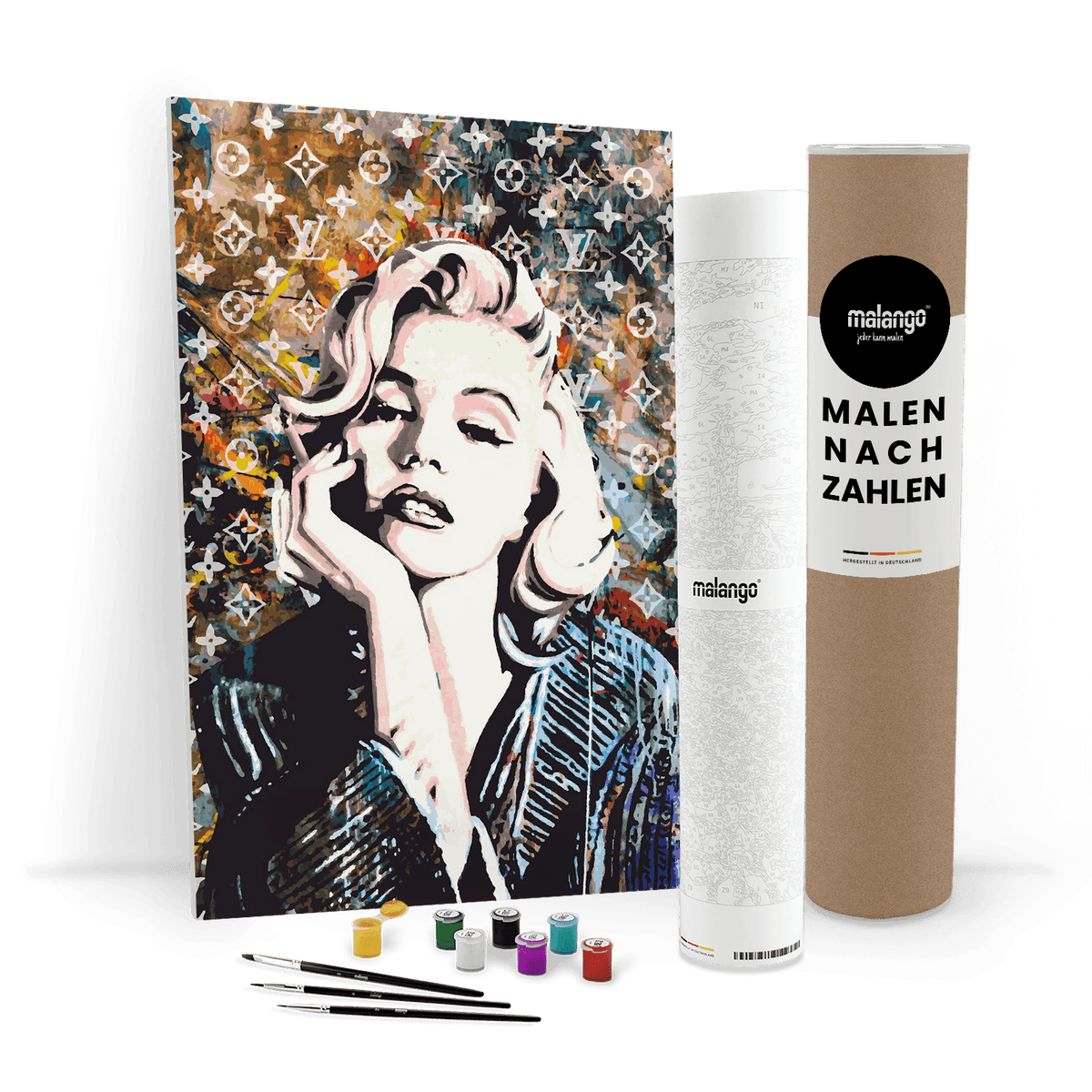 Malen nach Zahlen - MARILYN MONROE - HEY YOU - LIMITED EDITION