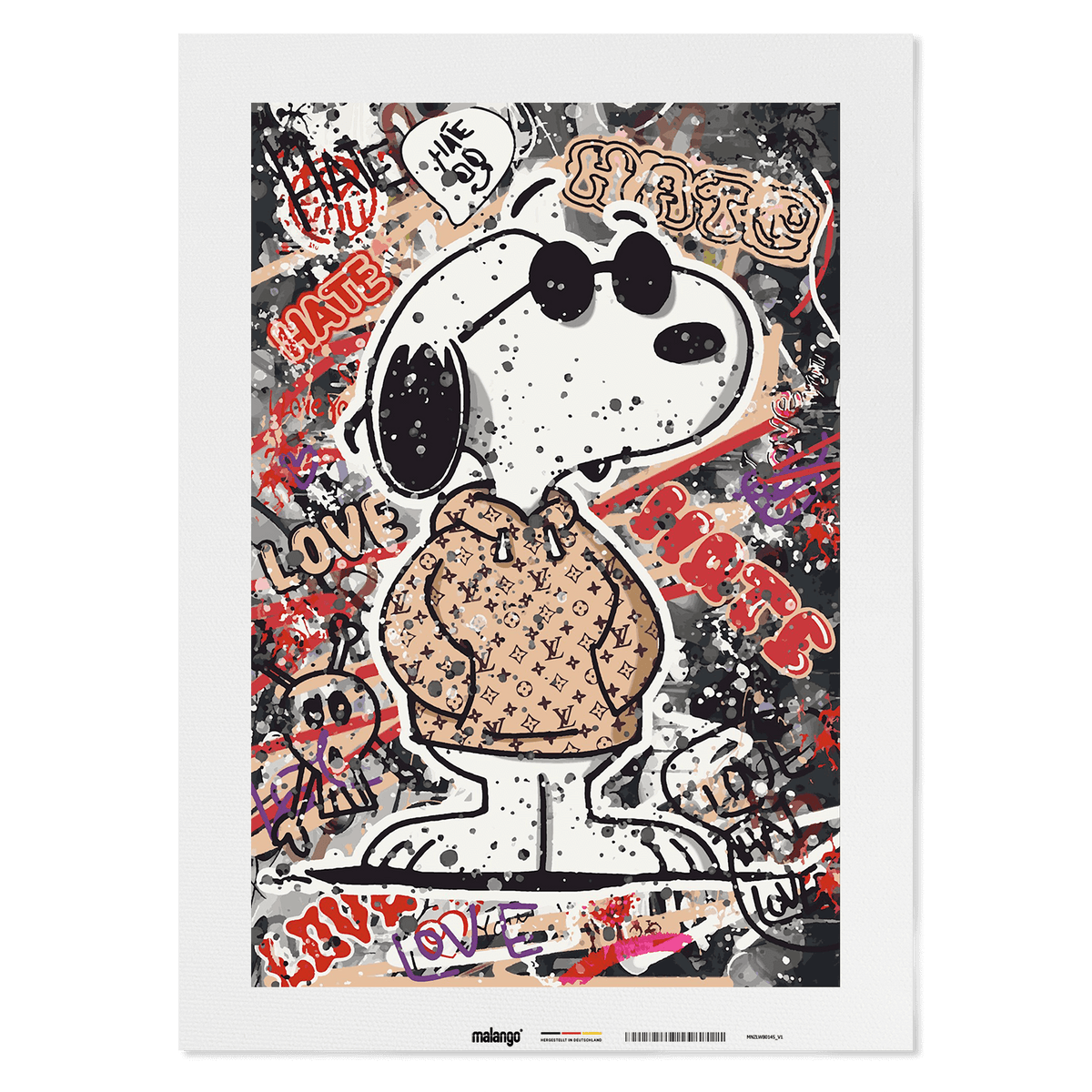 Malen nach Zahlen - LOVE AND HATE - LIMITED EDITION