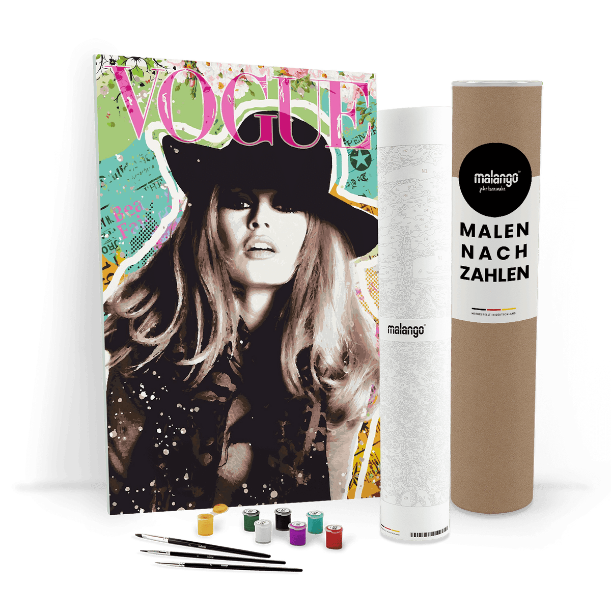 Malen nach Zahlen - BRIGITTE BARDOT POP ART - COVER GIRL - LIMITED EDITION
