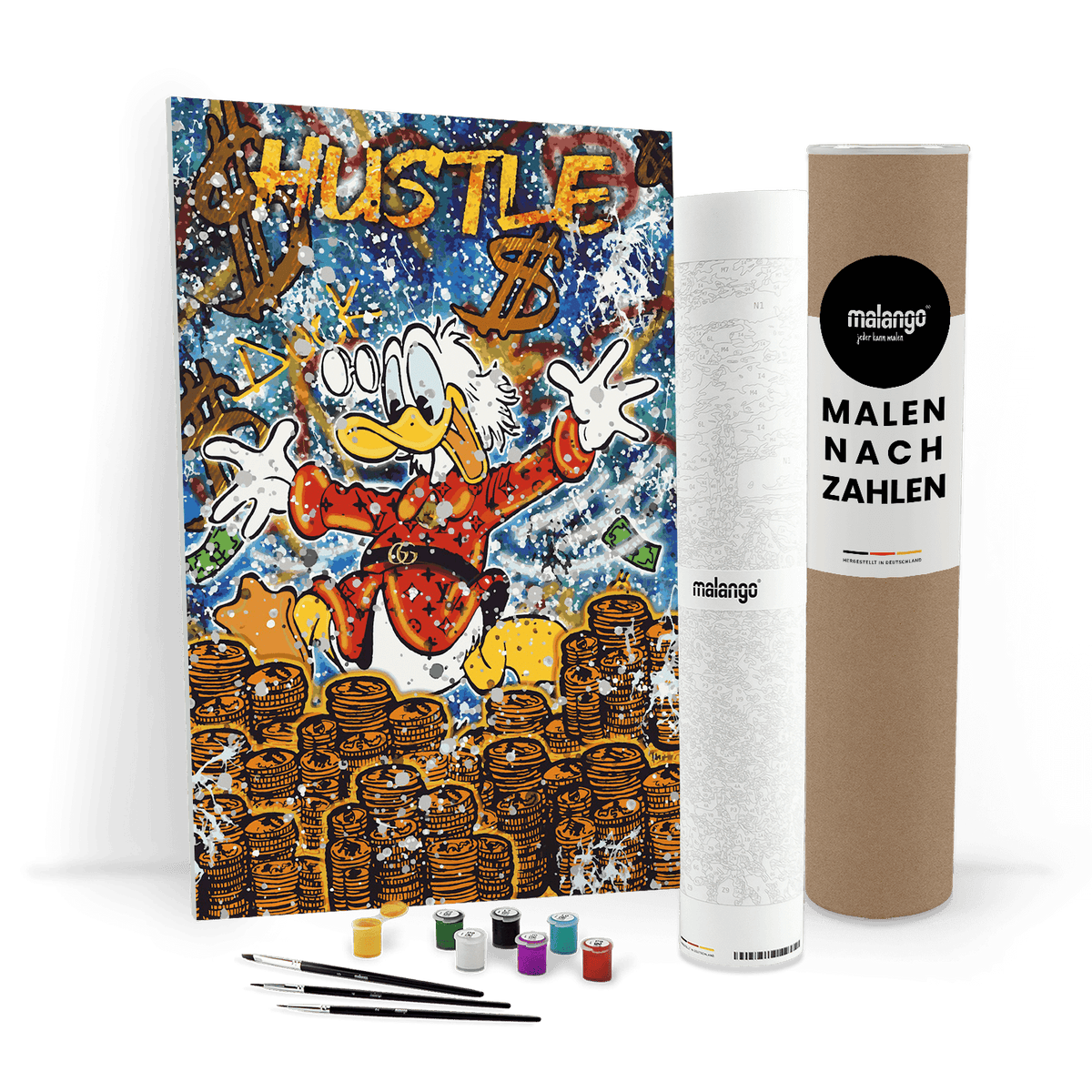 Malen nach Zahlen - DAGOBERT THE HUSTLE DUCK - LIMITED EDITION
